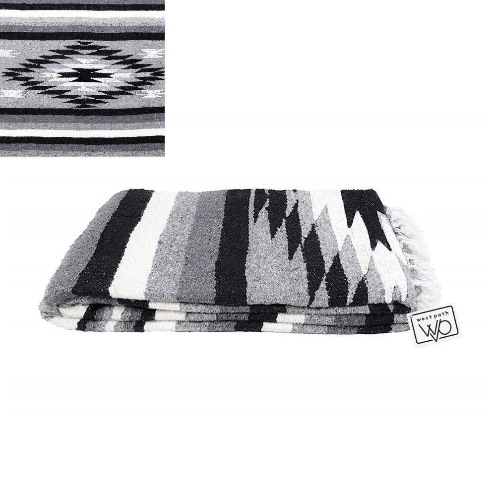 Midnight Mexican Diamond Yoga Blanket from West Path