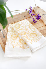 Sunflower Garden Tea Towel from Jubilee Trading Company