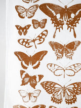 Butterfly Tea Towel Terra-cotta from Jubilee Trading Company