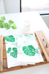 Tropical Leaves Tea Towel from Jubilee Trading Company