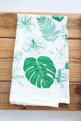 Tropical Leaves Tea Towel from Jubilee Trading Company