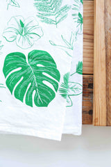 Tropical Leaves Tea Towel from Jubilee Trading Company