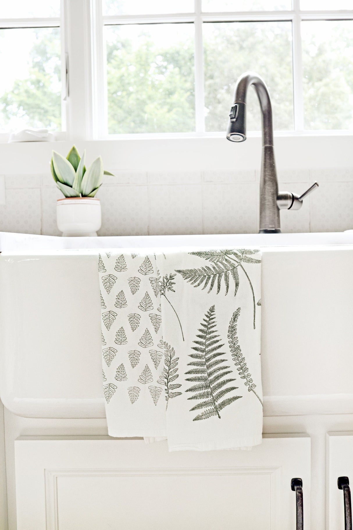 Fern Fronds Tea Towel from Jubilee Trading Company