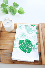 Tropical Leaves Tea Towel from Jubilee Trading Company