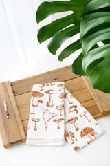 Mushroom Pattern Tea Towel From Jubilee Trading Company