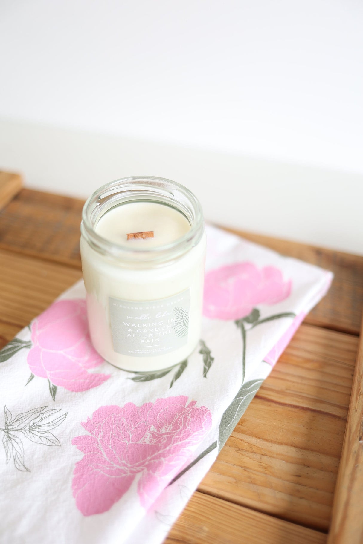 "Walking In A Garden After The Rain" Candle from Jubilee Trading Company
