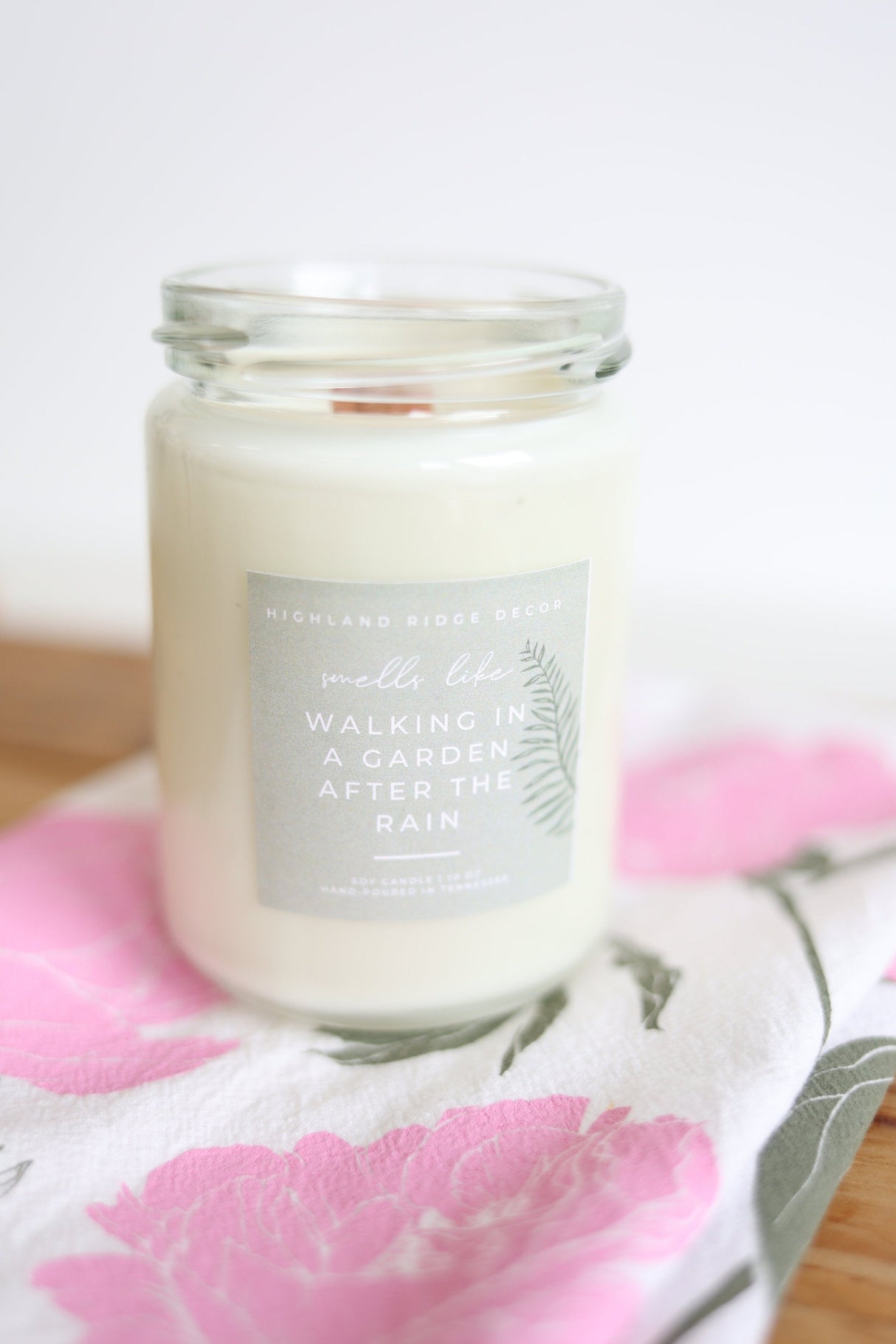 "Walking In A Garden After The Rain" Candle from Jubilee Trading Company