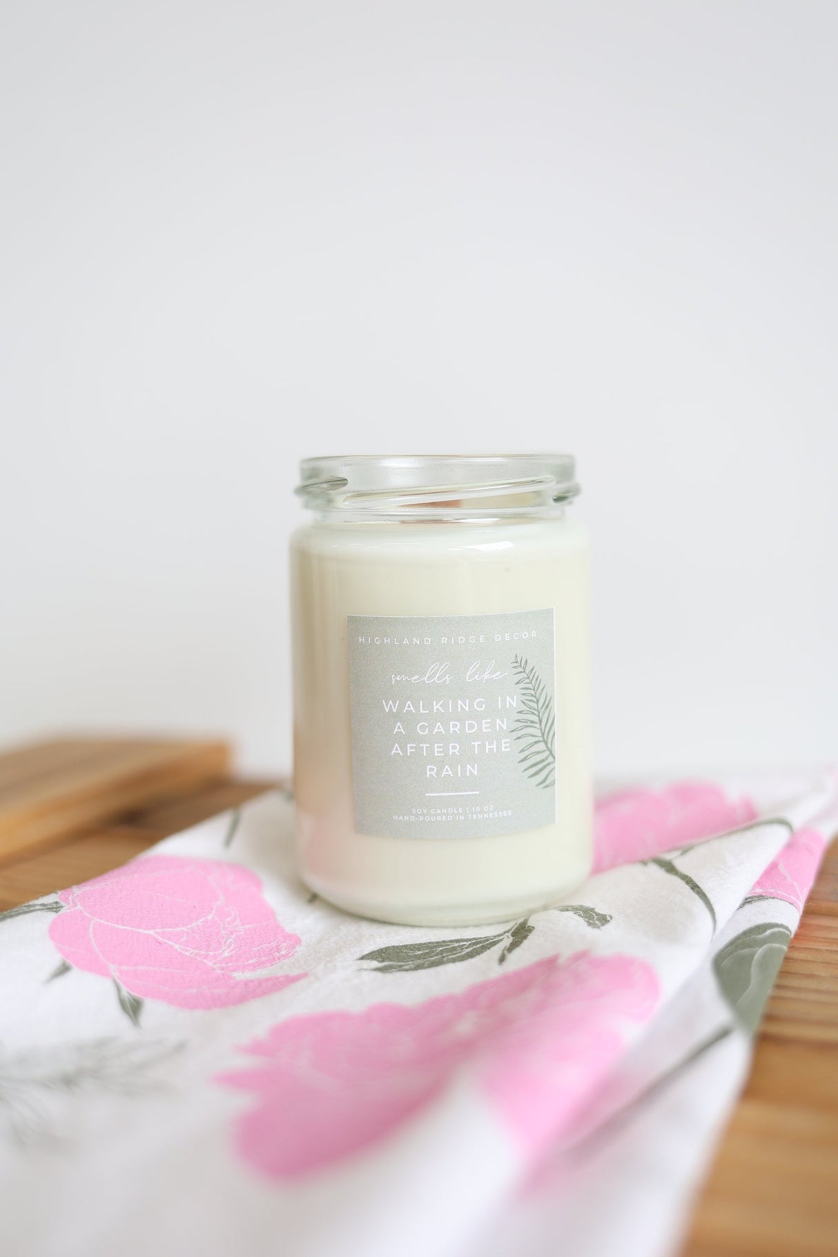 "Walking In A Garden After The Rain" Candle from Jubilee Trading Company