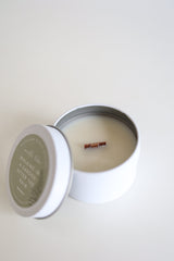 "Walking In A Garden After The Rain" Candle Tin from Jubilee Trading Company