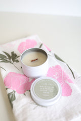 "Walking In A Garden After The Rain" Candle Tin from Jubilee Trading Company