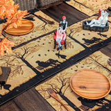 DaDalogy Bedding Set of 4 Pieces Autumn Birds Blessing Tapestry Dining Placemats 13” x 19” (18198) from DaDalogy Bedding Collection