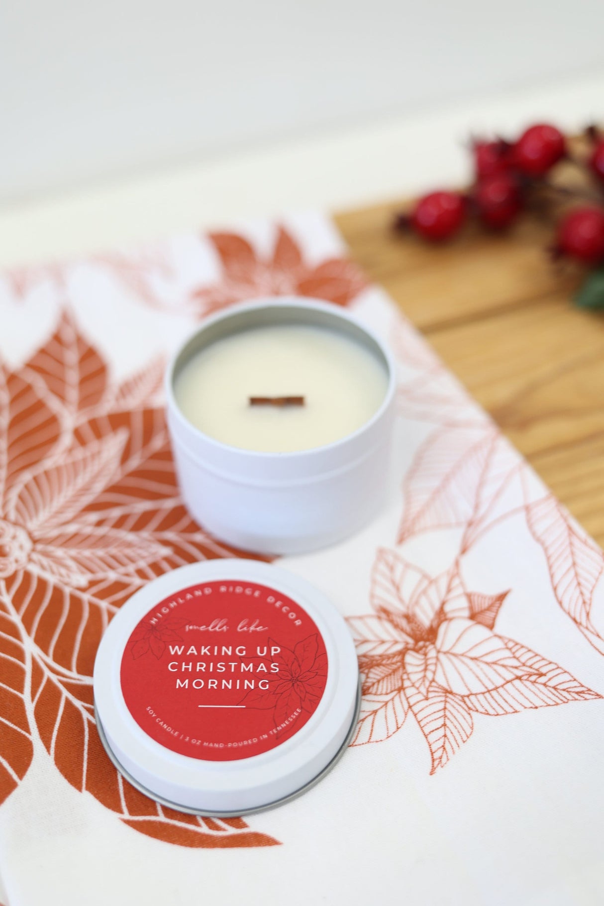 Waking Up Christmas Morning Tin From Jubilee Trading Company