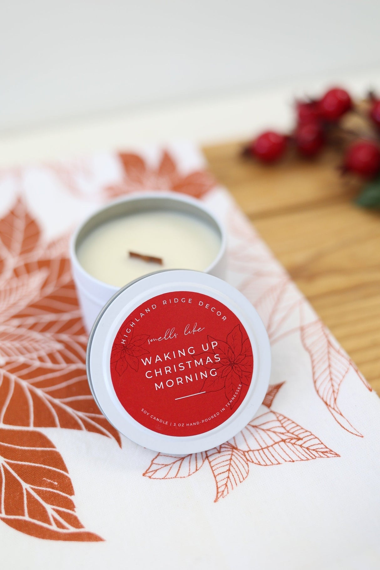 Waking Up Christmas Morning Tin From Jubilee Trading Company