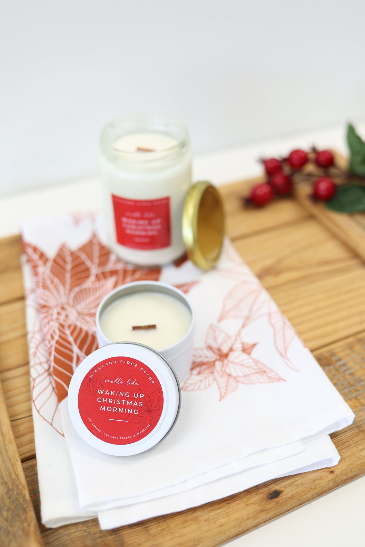 Waking Up Christmas Morning Tin From Jubilee Trading Company