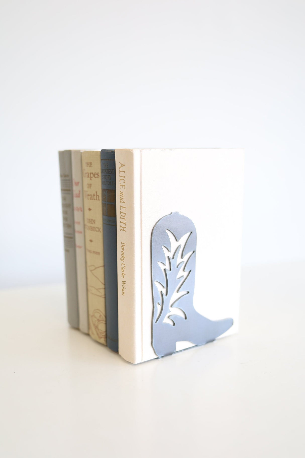 Cowgirl / Cowboy Boot Bookend from Jubilee Trading Company
