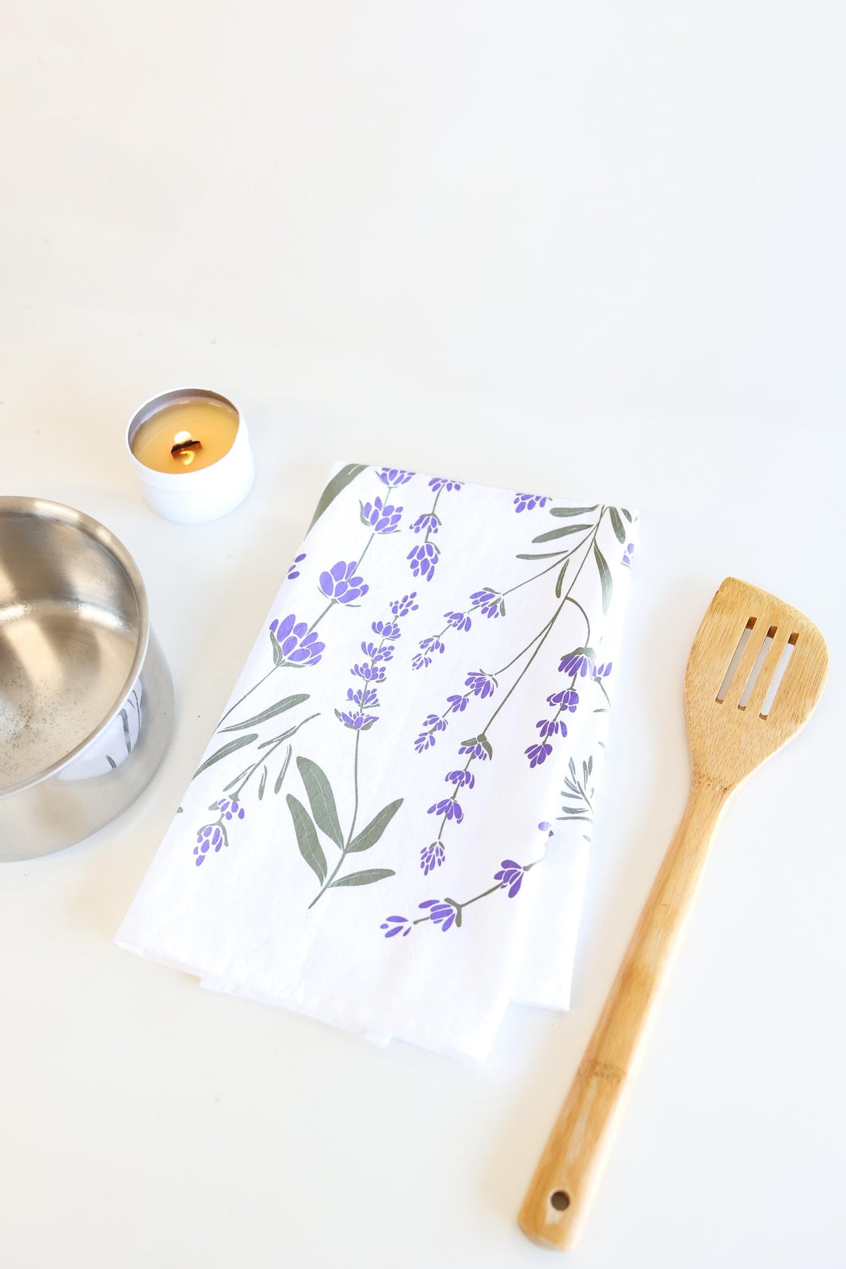 Lavender Tea Towel from Jubilee Trading Company