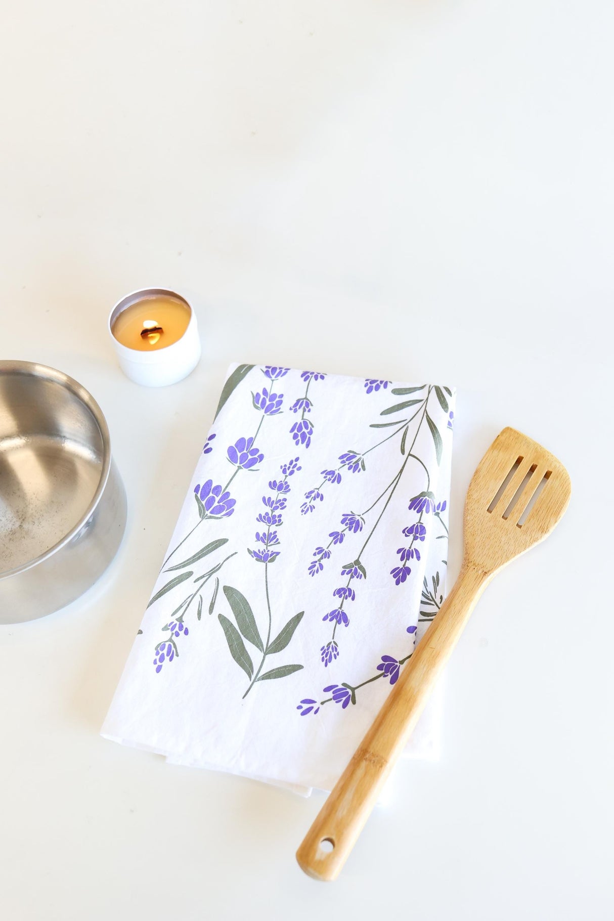 Lavender Tea Towel from Jubilee Trading Company