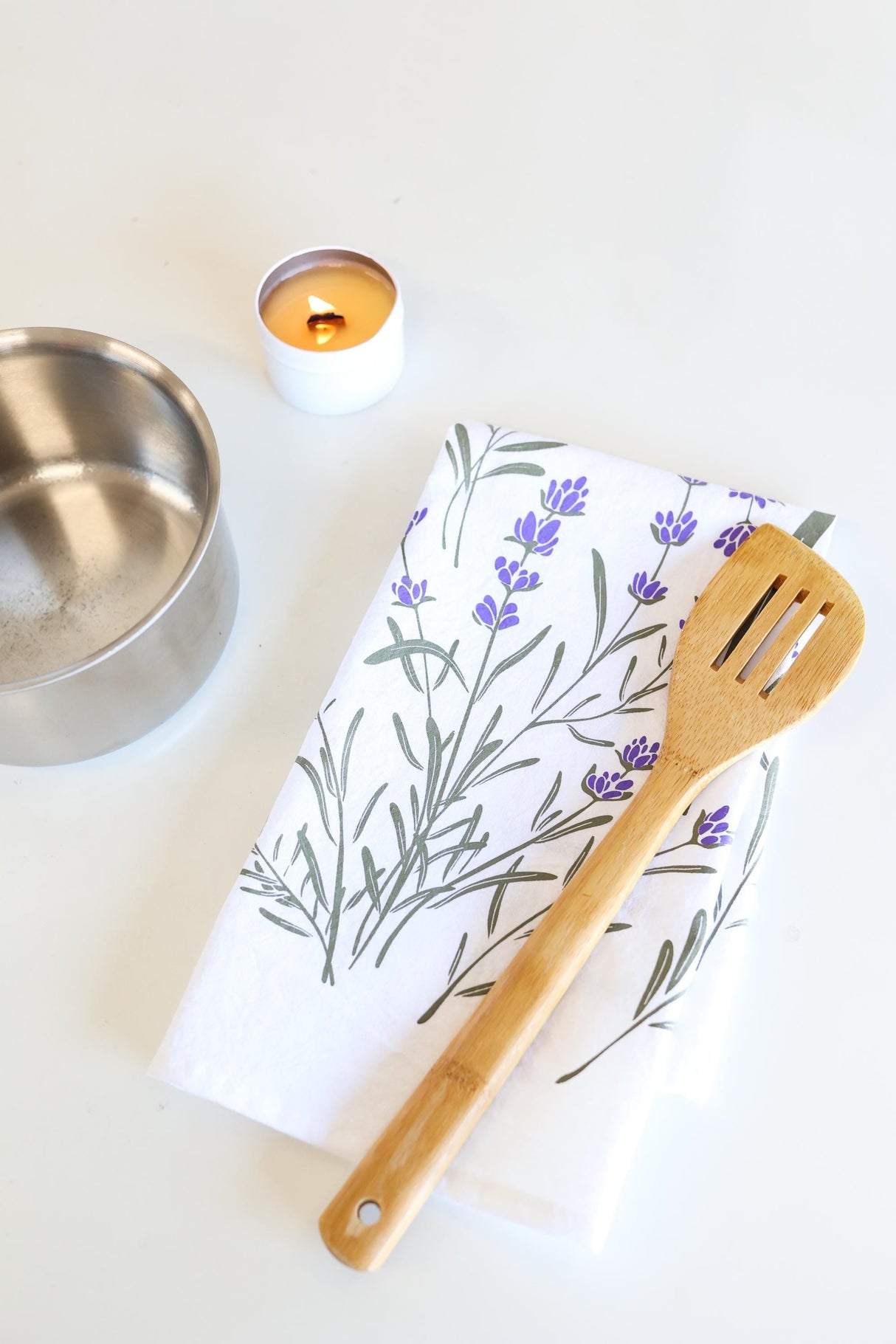 Lavender Tea Towel from Jubilee Trading Company