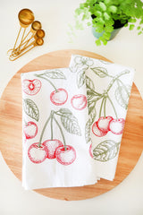 Cherry Tea Towel from Jubilee Trading Company