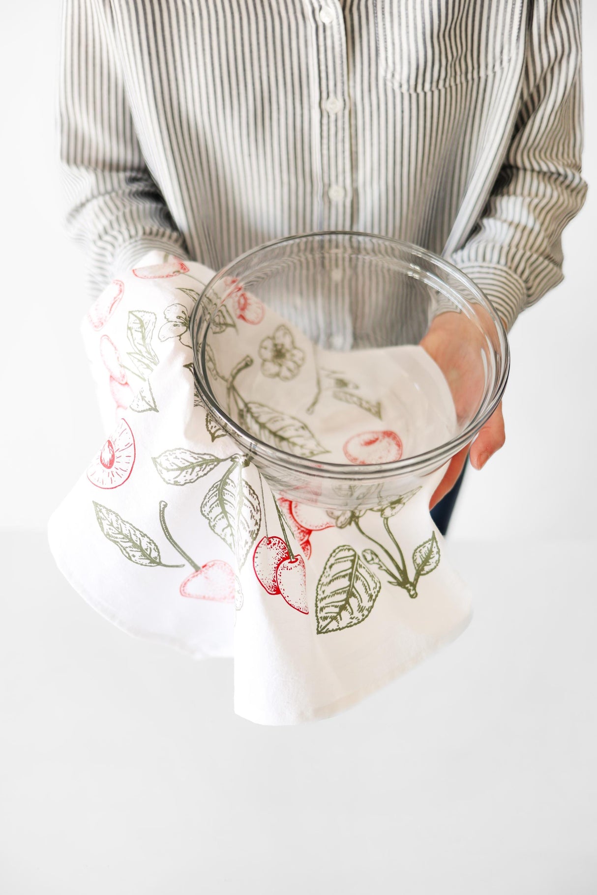Cherry Tea Towel from Jubilee Trading Company