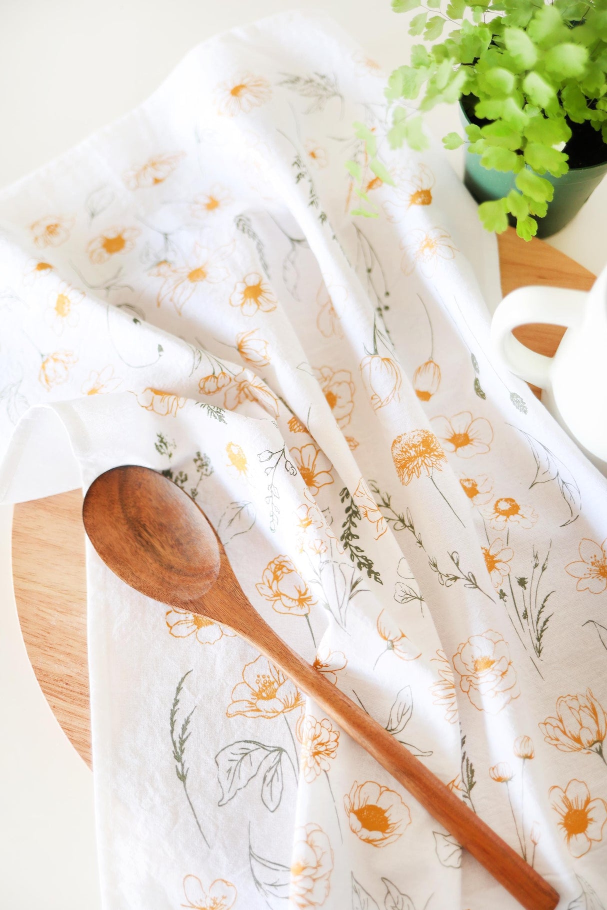 Flower Garden Tea Towel from Jubilee Trading Company