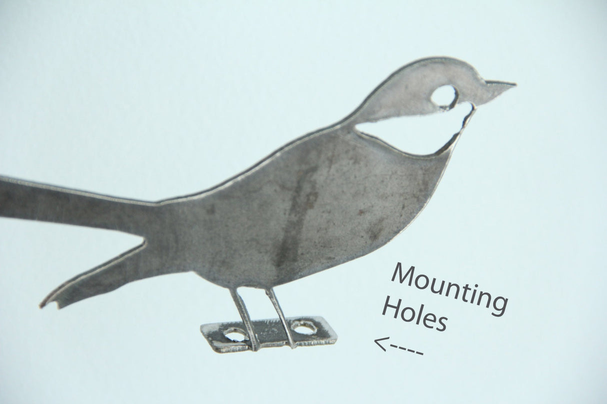 Metal Bird Statue - Mockingbird / Robin from Jubilee Trading Company
