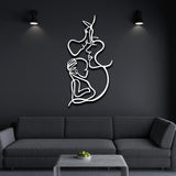 Metal Family With Baby Wall Art from VITAHOME DESIGN LLC