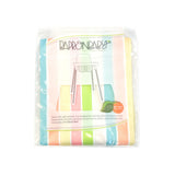 Rainbow Stripes Splash Mat - A Waterproof Catch-All for Highchair Spills and More! from BapronBaby