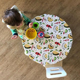 Taco Party Splash Mat - A Waterproof Catch-All for Highchair Spills and More! from BapronBaby