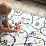 Tiny Town Splash Mat - A Waterproof Catch-All for Highchair Spills and More! from BapronBaby
