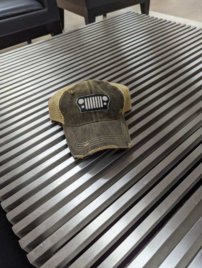 Black Jeep Grill Hat From The Goat Stock