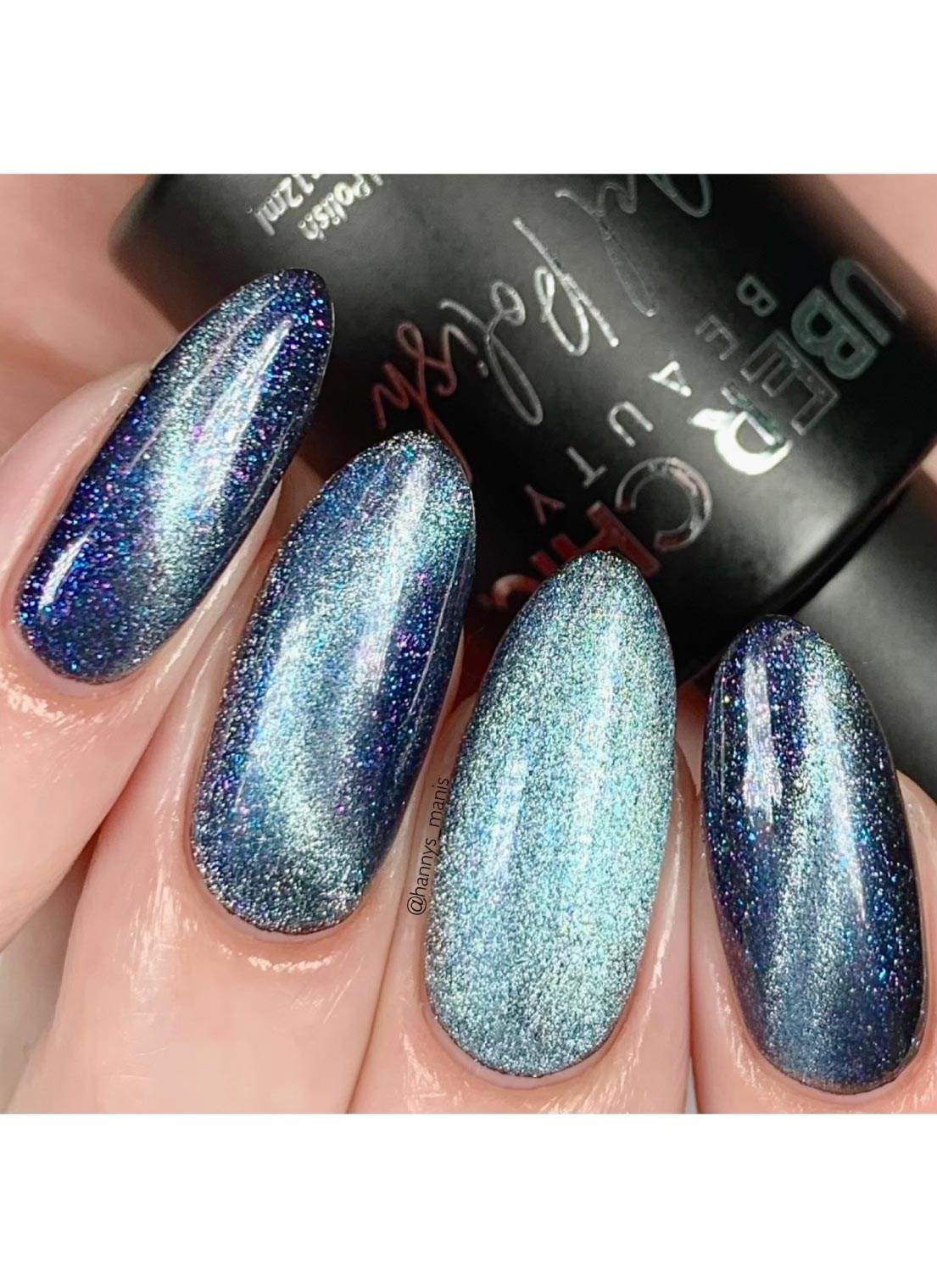 Calm Before The Storm - Cats Eye Iridescent Gel Polish from UberChic Beauty