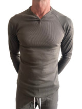 Thermal V-Neck Long Sleeve (Army Green) from 4-rth