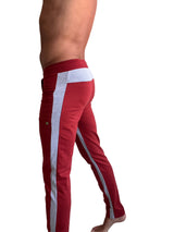 Eco-Track & Yoga Sweat Pant (Cinnabar Red w/Grey) from 4-rth