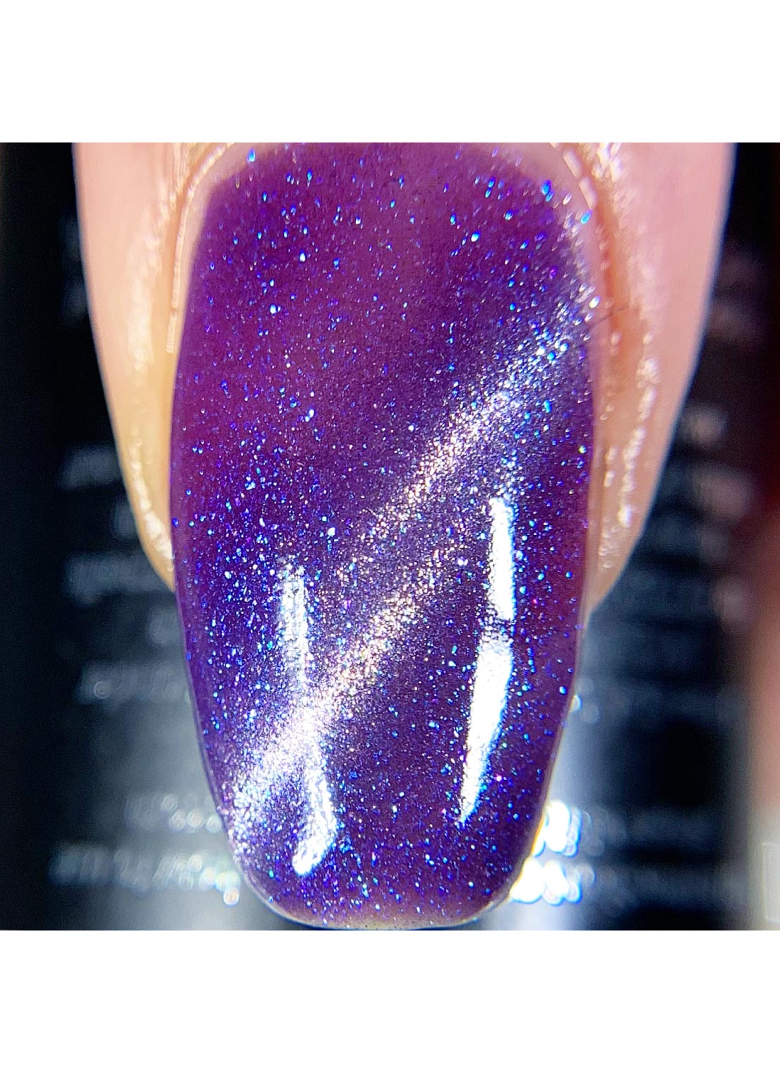 Galactic Night - Cats Eye Iridescent Gel Polish from UberChic Beauty
