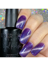 Galactic Night - Cats Eye Iridescent Gel Polish from UberChic Beauty