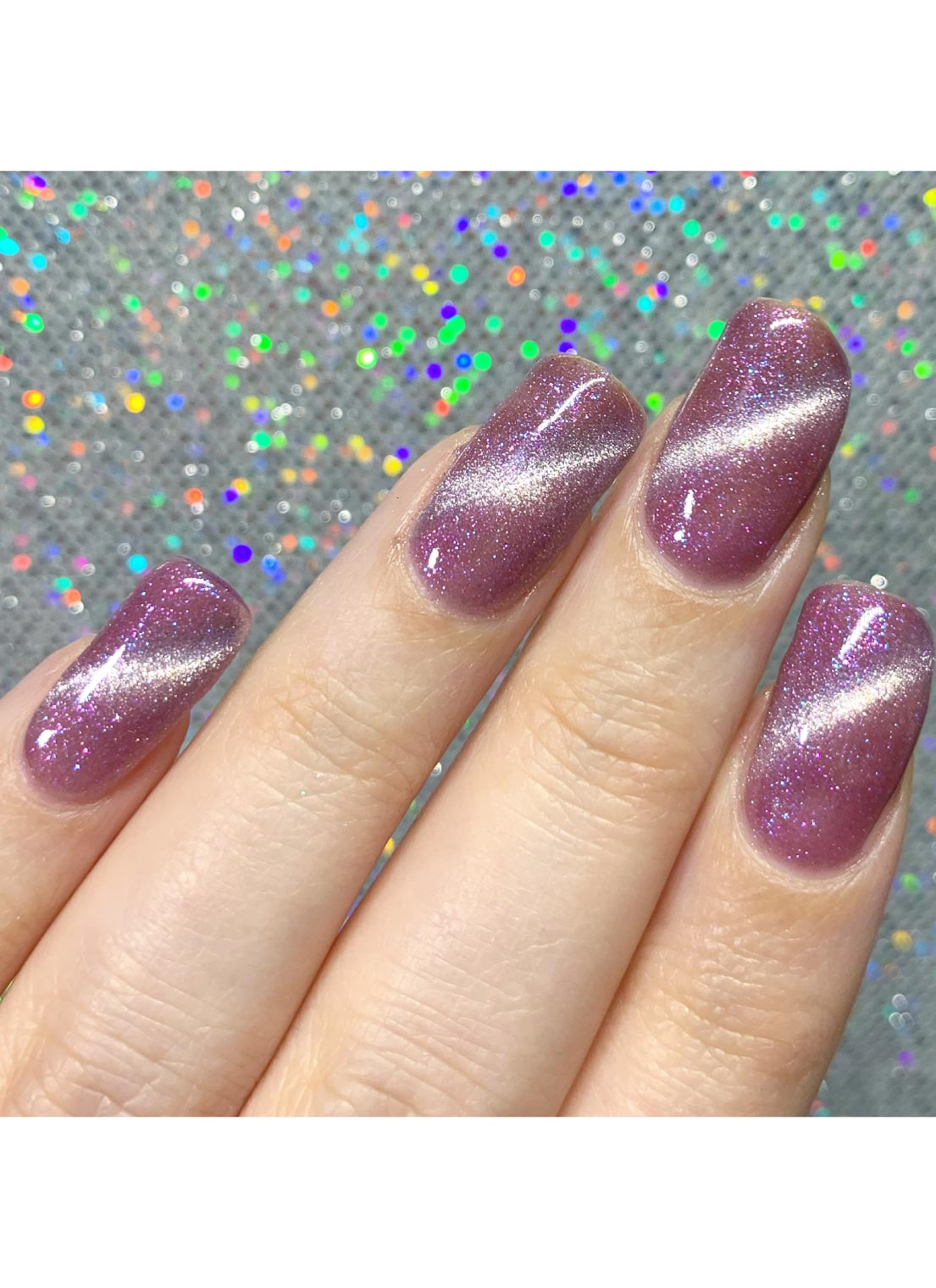 Cotton Candy Daydream - Cats Eye Iridescent Gel Polish from UberChic Beauty