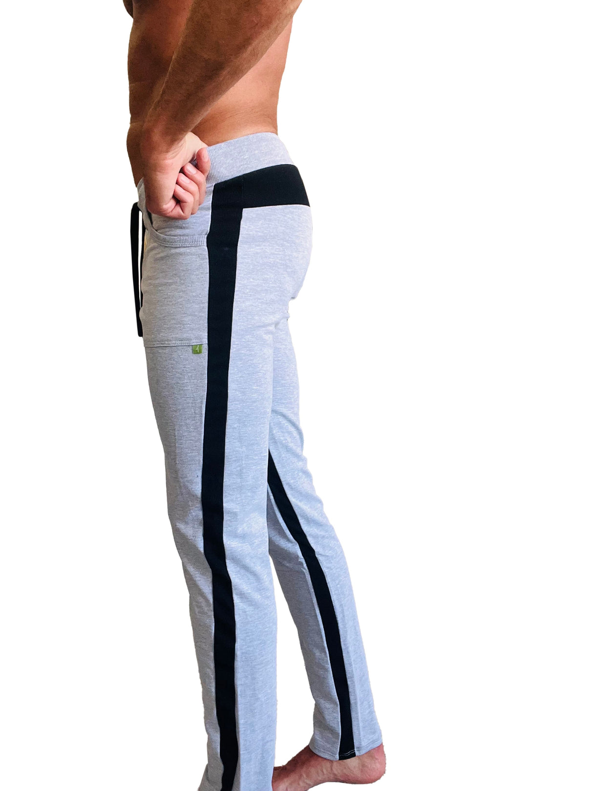 Eco-Track & Yoga Sweat Pant (Heather Grey w/Black) from 4-rth
