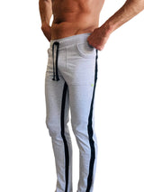 Eco-Track & Yoga Sweat Pant (Heather Grey w/Black) from 4-rth