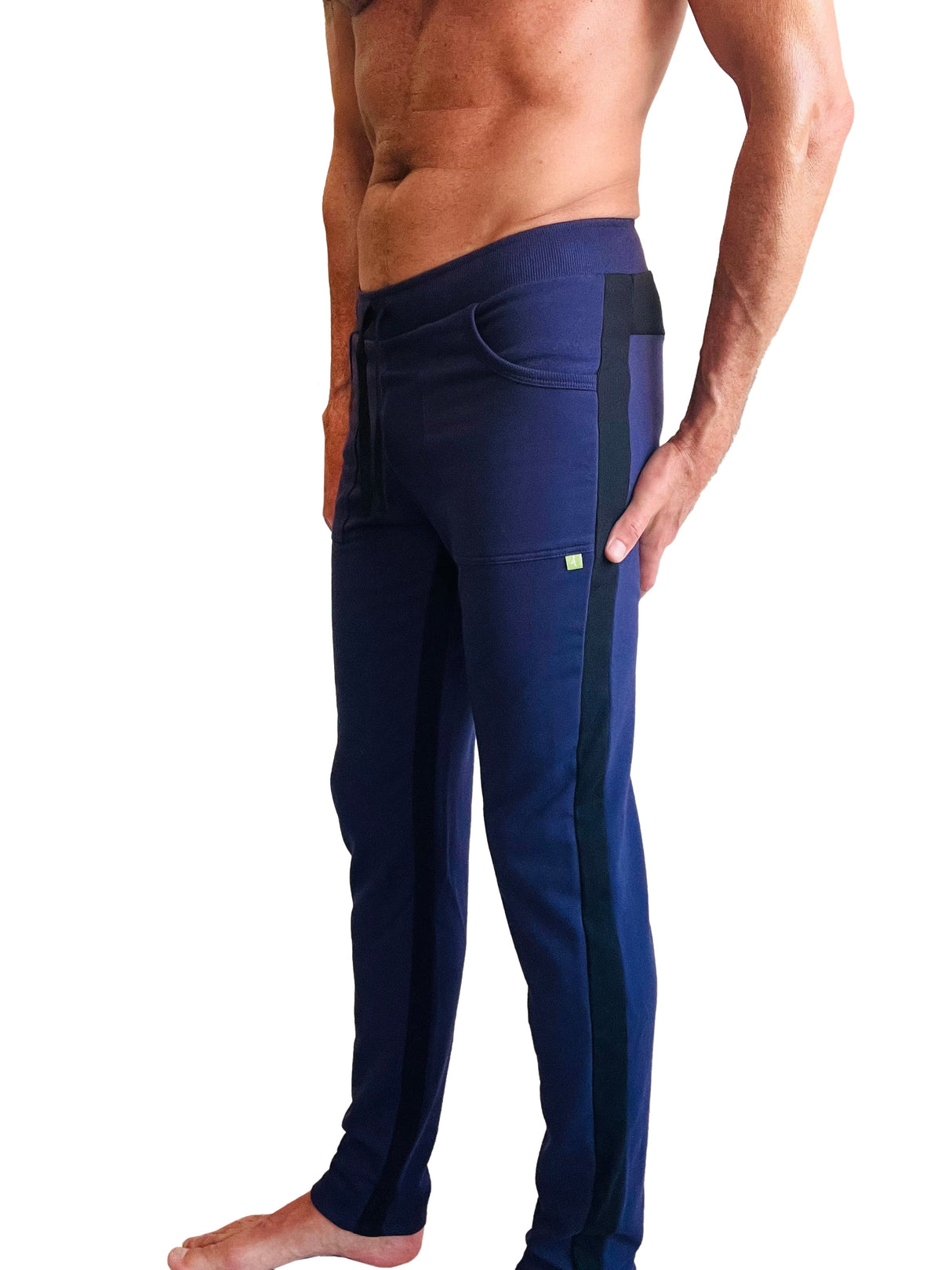 Eco-Track & Yoga Sweat Pant (Eggplant w/Black) from 4-rth