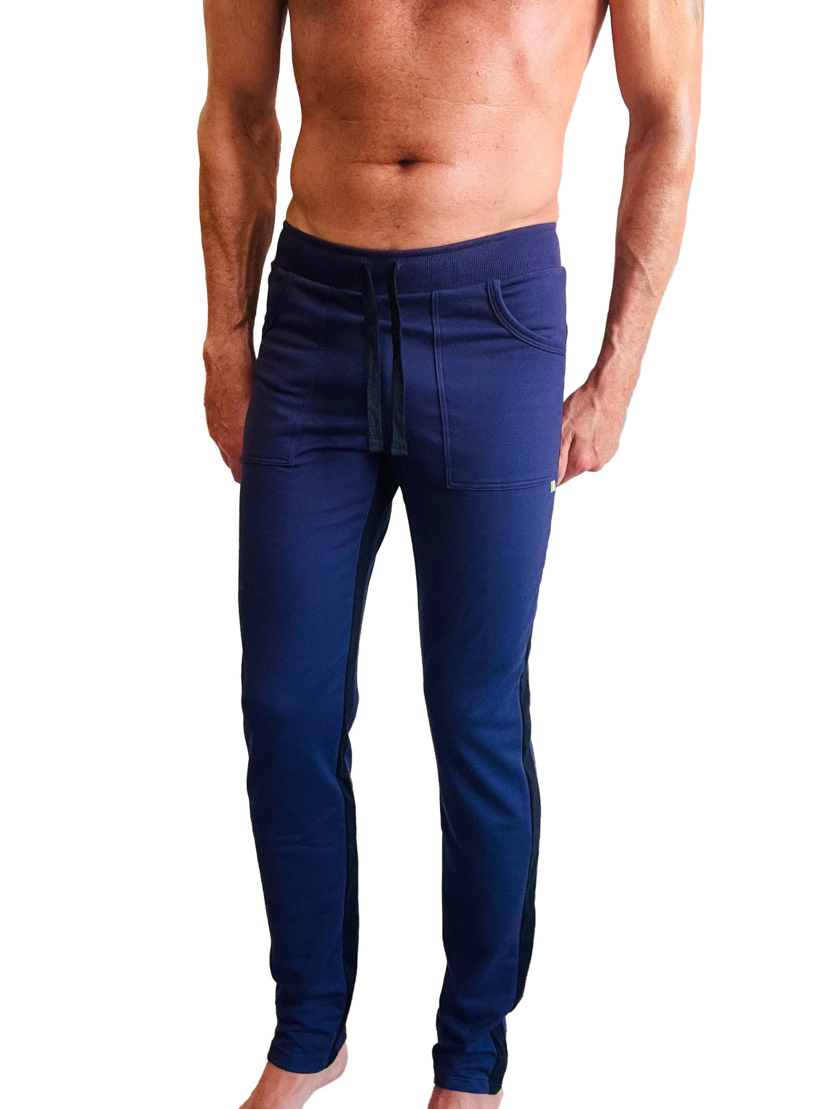 Eco-Track & Yoga Sweat Pant (Eggplant w/Black) from 4-rth