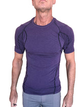 Designer Raglan Crew-Neck Tee (Eggplant Purple) from 4-rth