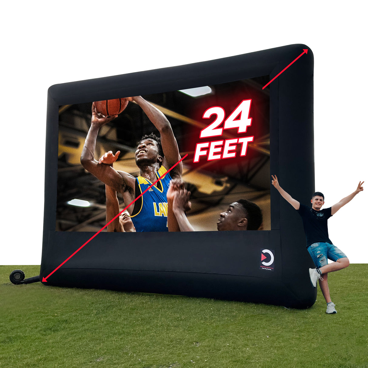 Elite Outdoor Movies 20' Nano Outdoor Cinema System From Elite Outdoor Movies