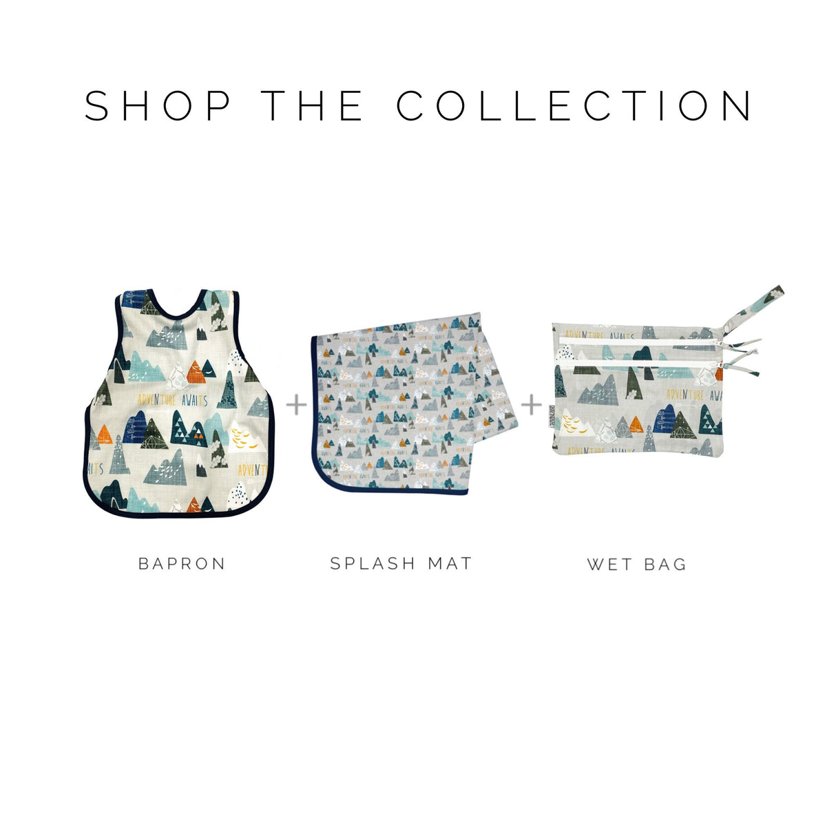 Adventure Awaits - Waterproof Wet Bag (For mealtime, on-the-go, and more!) from BapronBaby