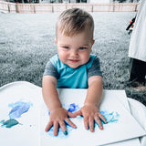 Solid Teal Minimalist Bapron from BapronBaby