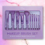 Makeup Brush - 10pc Marble Makeup Brush Collection Set from Prolux Cosmetics