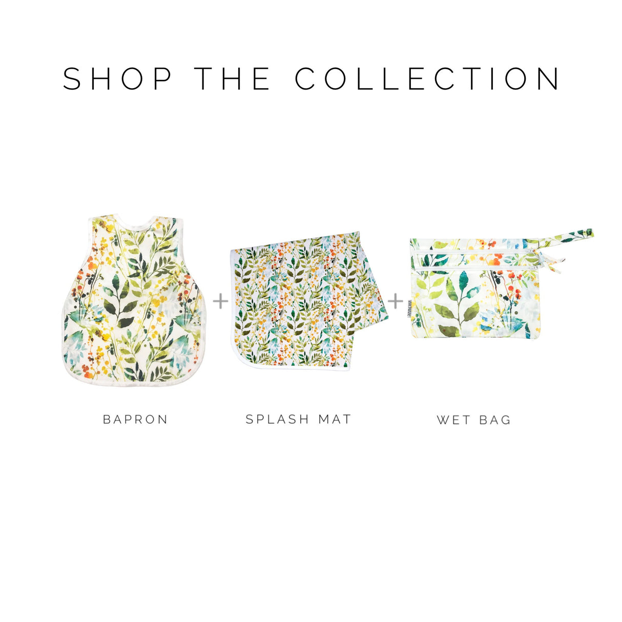 Autumn Leaves - Waterproof Wet Bag (For mealtime, on-the-go, and more!) from BapronBaby