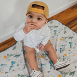 Mountain Mist Splash Mat - A Waterproof Catch-All for Highchair Spills and More! from BapronBaby