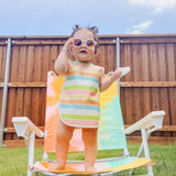 Rainbow Stripes Bapron from BapronBaby
