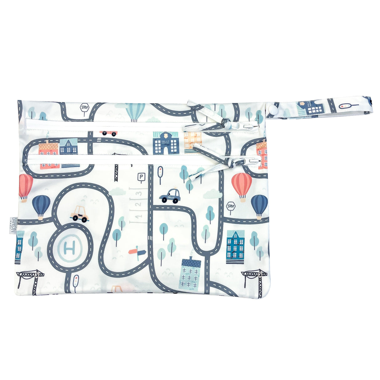 Tiny Town - Waterproof Wet Bag (For mealtime, on-the-go, and more!) from BapronBaby